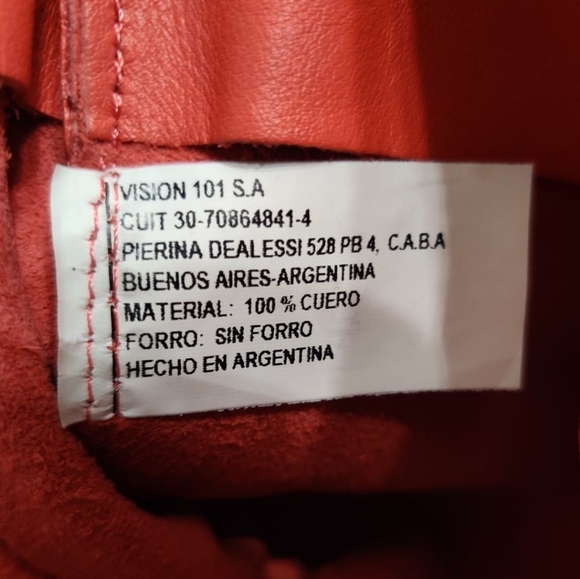 Artisanal Mini Crossbody Bag Boho Supple Leather Coral Non Adjustable Thin Strap - Picture 11 of 11